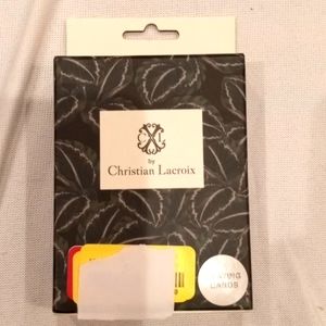 Christian LaCroix Floral Playing cards nib
